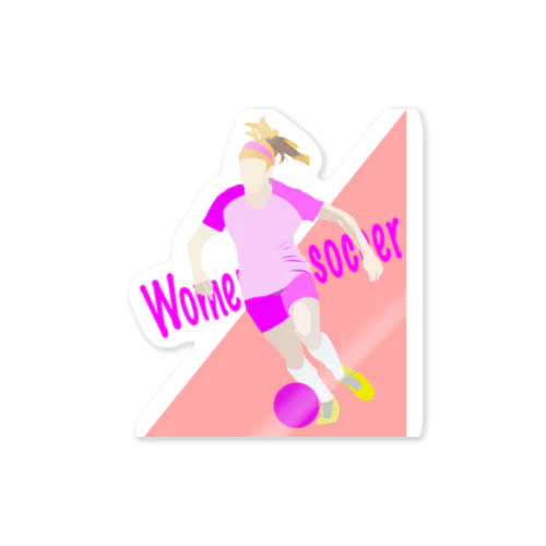 women’s soccer スターフォワード Sticker