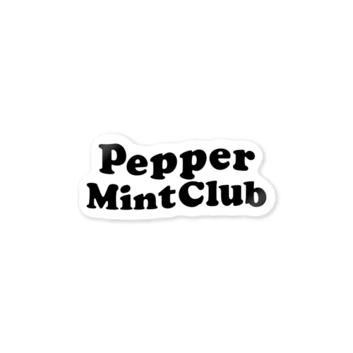 peppermint club logo Sticker