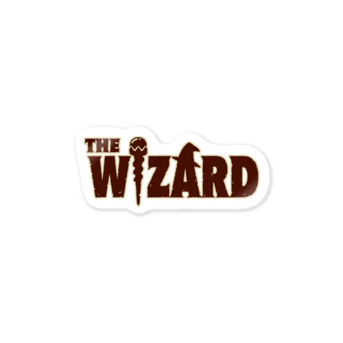 THE WIZARD (魔法使い) ロゴ Sticker