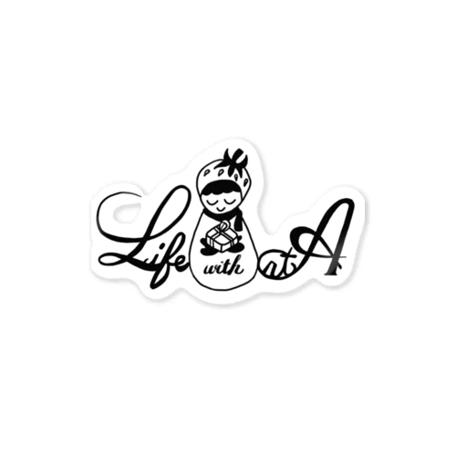 Life with Art 苺いち絵グッズ（SUZURI) Sticker