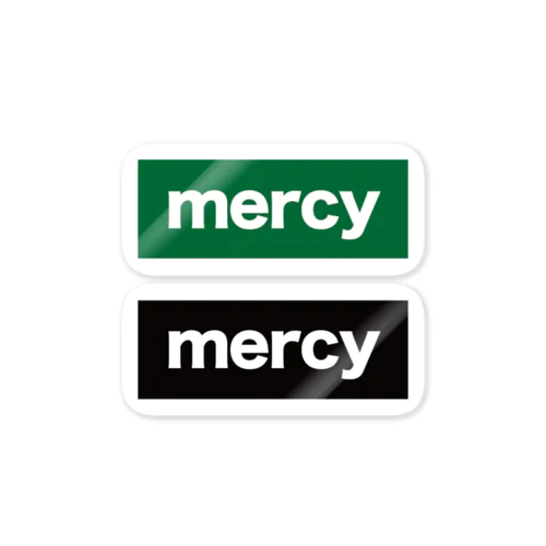 mercy ステッカー① 緑×黒 ステッカー