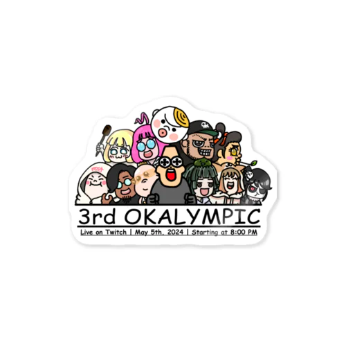 3rd オカリンピック Sticker