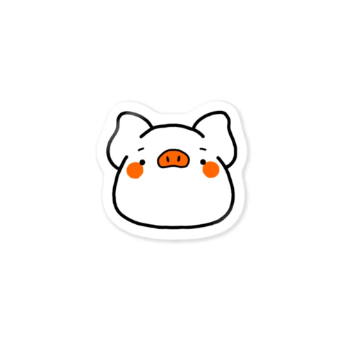 ぽる子のおなじみのブタさん Sticker