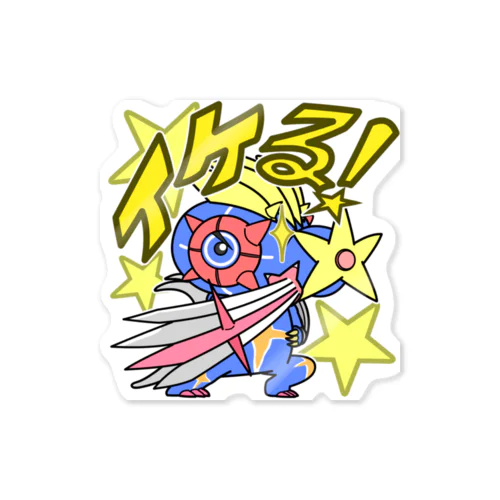 563の怪獣 イーケール Sticker