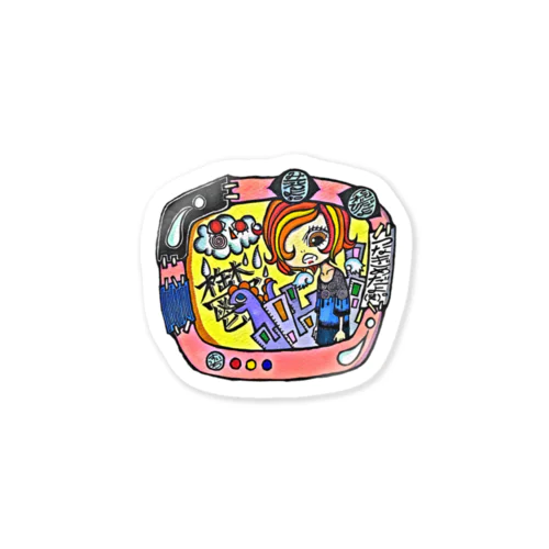 テレビ Sticker