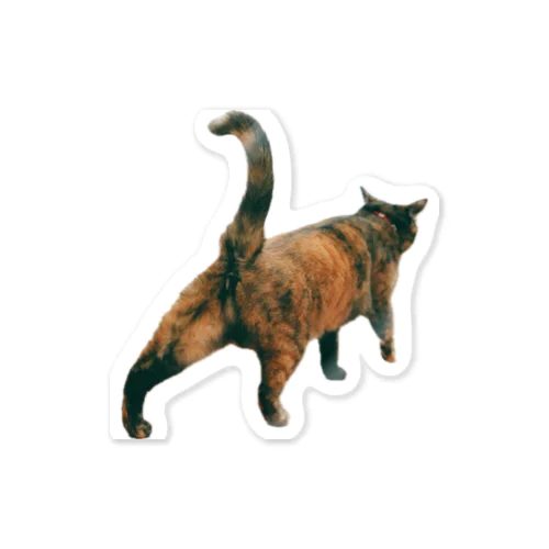 うちの猫の後ろ姿 Sticker