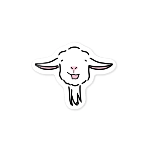 おいしいメェ🐐しろやぎさん Sticker