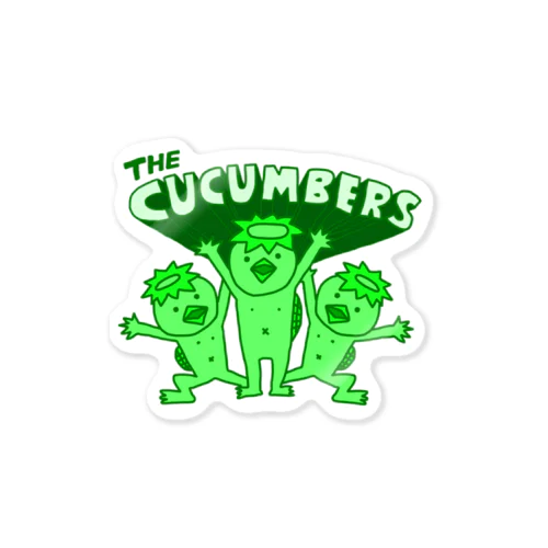 THE CUCUMBERS Sticker