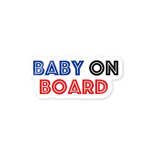 BABY ON BOARD ステッカー