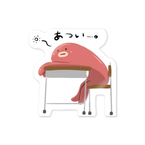 授業中タコさん Sticker