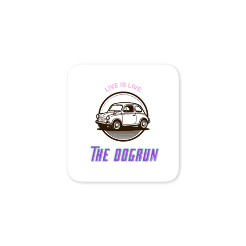 THE DOGRUN CAR Sticker