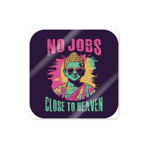 NO JOBS Sticker