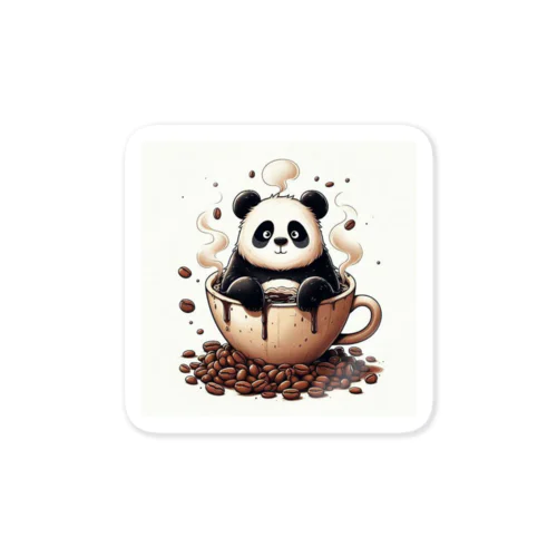 カフェインパンダ Sticker