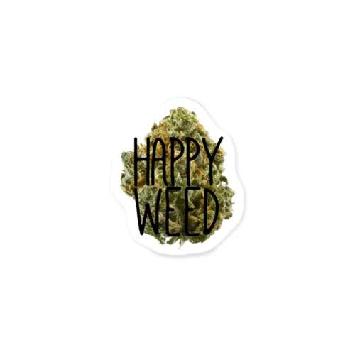 HAPPY WEED ステッカー