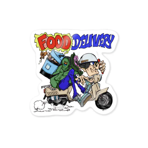 FOOD DELIVERY Sticker