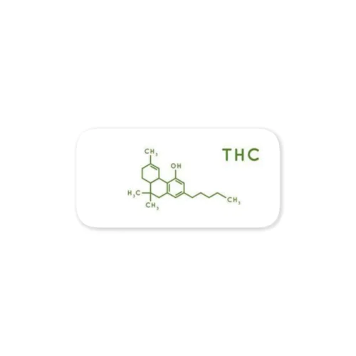 THC 化学式 ステッカー