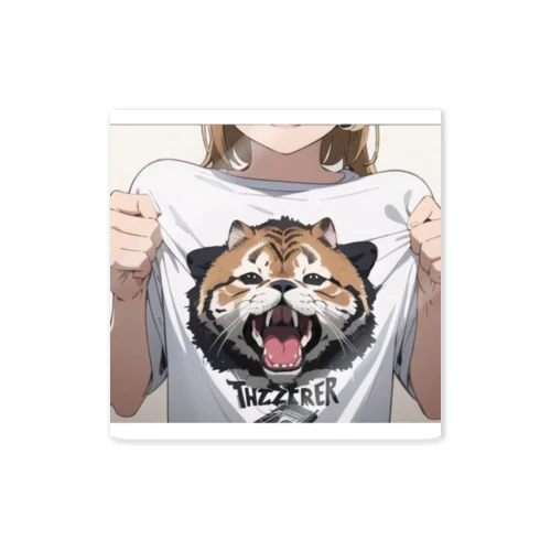 TシャツインTシャツちゃん ステッカー