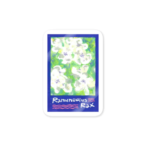 Ranunculus Rax Sticker