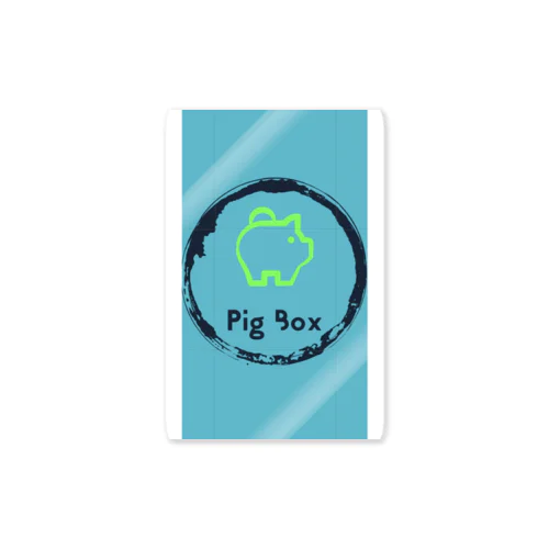 Pig Box  Sticker