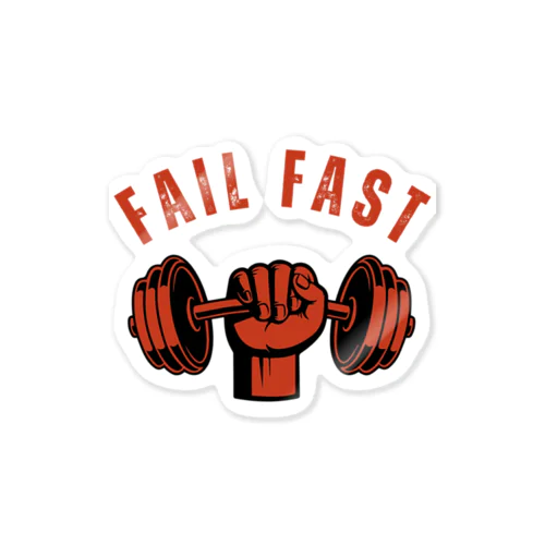 FAIL FAST ステッカー