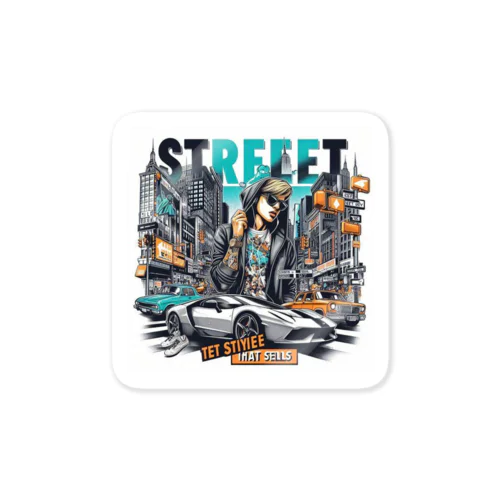 STREET ステッカー