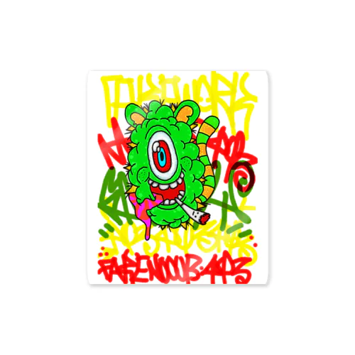 グリーンモンスター GRAFFITI グラフィティ Sticker