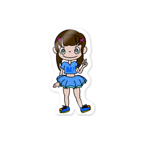 Cheerleader Nakkie Sticker