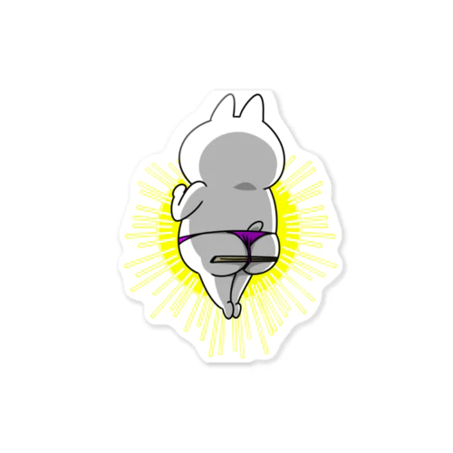尻わりばし教 Sticker