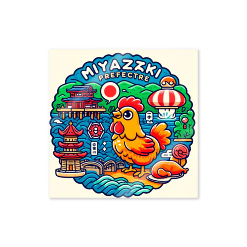 宮城県 Sticker