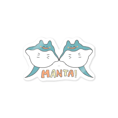 MANTA！ ステッカー