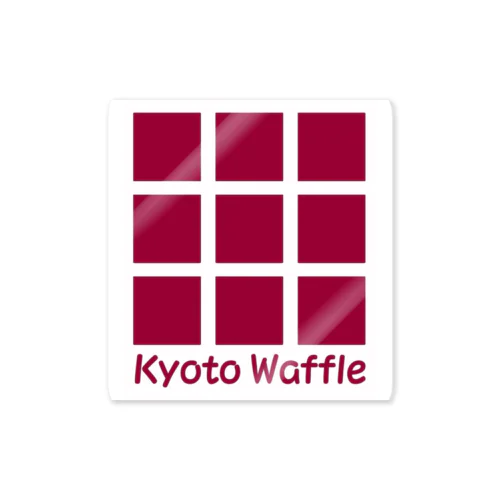 Kyoto Waffle  ステッカー