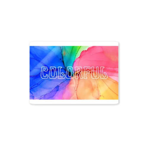 colorful INC Sticker