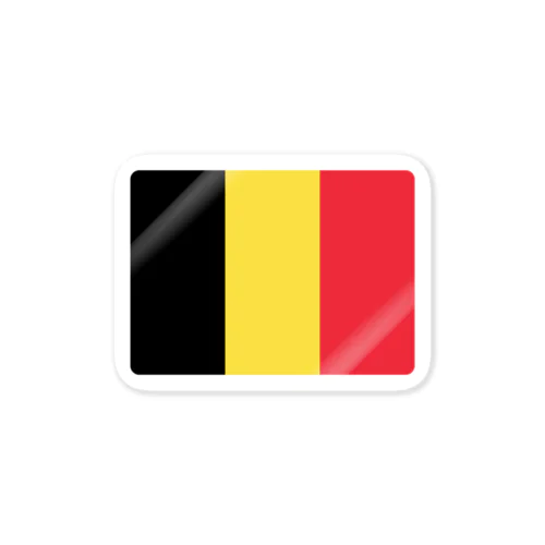 ベルギーの国旗 Sticker