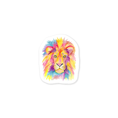 カラフルLION Sticker