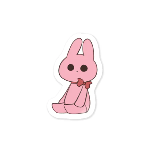 リボンのうさぎさん Sticker