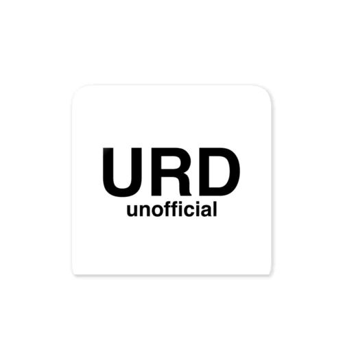 【URD_unofficial 】 Official ステッカー ステッカー