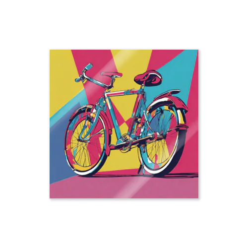 POPART bicycle Sticker