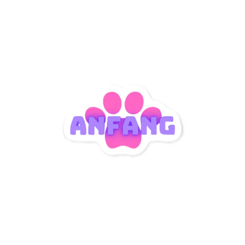 ANFANG Dog stamp series  Sticker