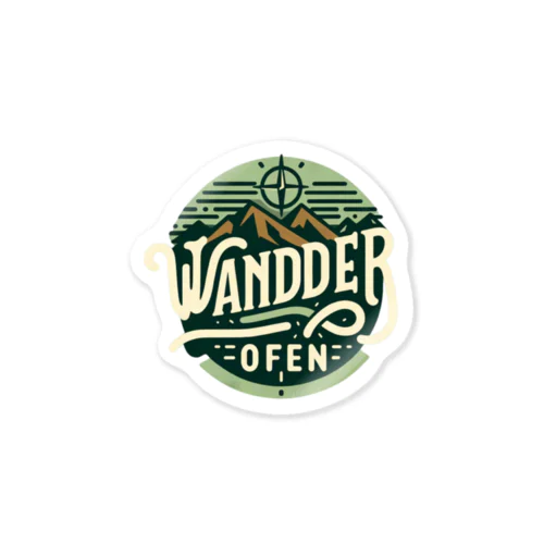 **Wander Often** - 頻繁に彷徨おう     -  ステッカー