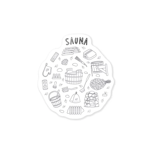 SAUNA  world Sticker