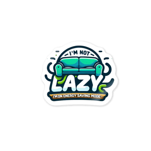 I'm Not Lazy, I'm on Energy Saving Mode 怠けてるんじゃない、エネルギー節約モードなの Sticker