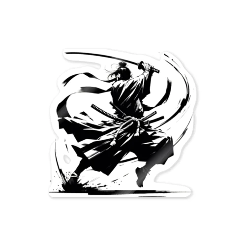 A lonely SAMURAI Sticker