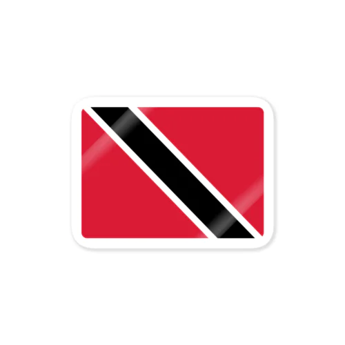 トリニダード・トバゴの国旗 ステッカー