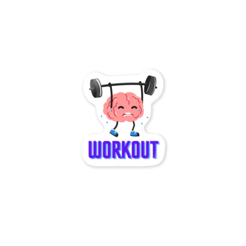 WORKOUT ステッカー