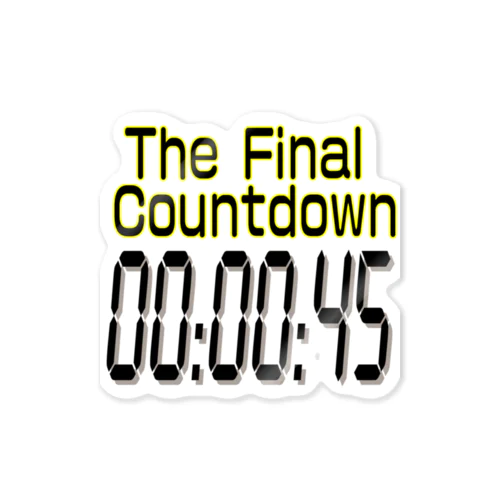 The Final  Countdown ステッカー