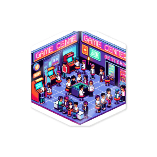 レトロなゲームセンター Sticker