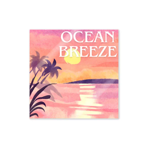 Ocean breeze ステッカー