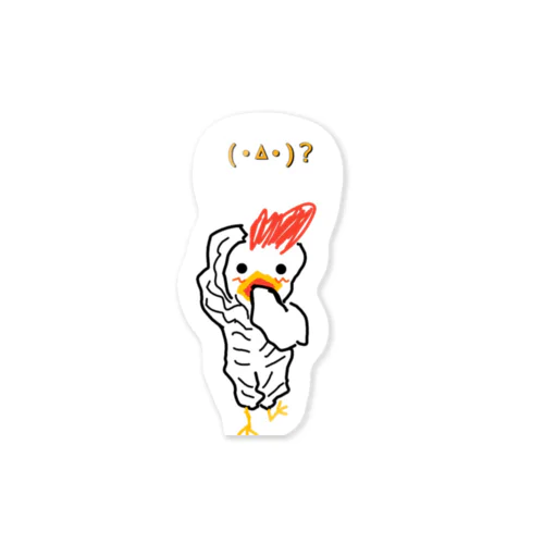 (*˙꒫˙* ) 顔ニワさん🐔 ステッカー