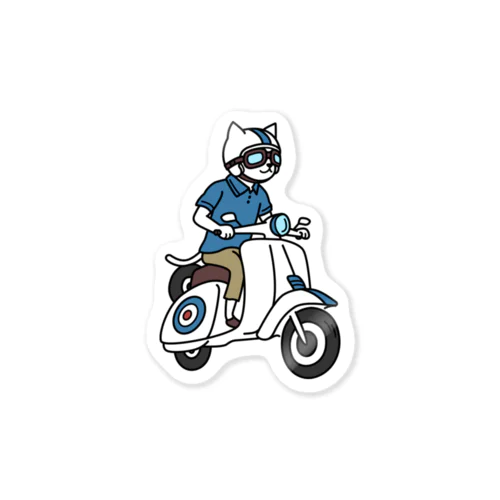 HOLIDAY ON A SCOOTER（文字無し） Sticker