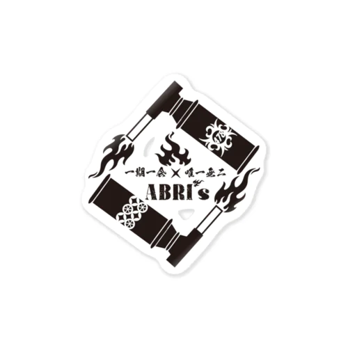 ABRI'S　タコライス478×赤チャリ商店 Sticker